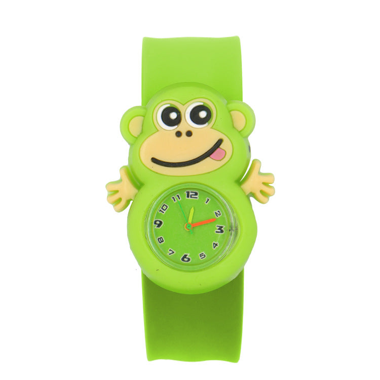 Children's Watch Cartoon Pat Watch Kindergarten Elementary School Silicone Toy Pat Circle Anime Peppa Pig Electronic Watch