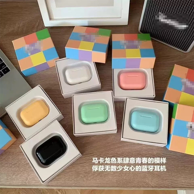 Huaqiangbei Third Generation Macarons pro3Bluetooth Headset Cross-Border New Model Sports Gaming Wireless Headset Renamed Positioning