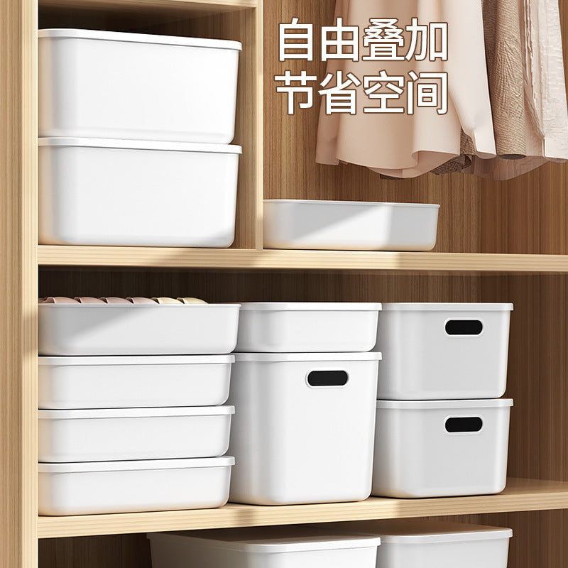 Miscellaneous Storage Box Desktop Cosmetics Retail Toy Organizer Household Plastic Storage Box Kitchen Finishing