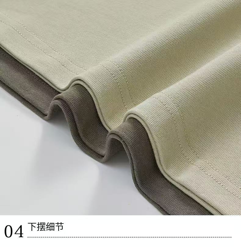 New T Shirt for Men and Women Summer Simple Basic Heavy Cotton Casual Multi-color Versatile