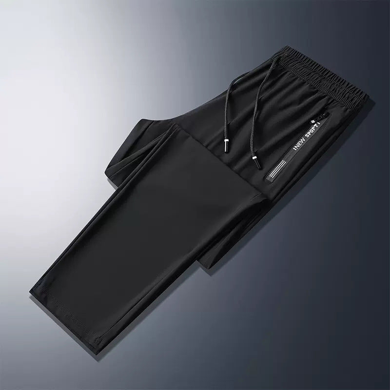 Construction Site Summer Casual Pants Men Workwear Pocket with Zipper Work Pants Men Loose Summer Wear-Resistant Labor Protection Worker