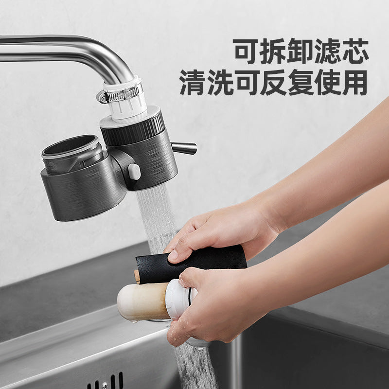 Cross-Border Household Water Purifier Faucet Kitchen Silent Ceramic Water Purifier Water Purification Pre-Wholesale