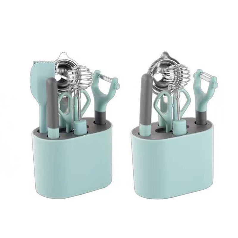 Internet Celebrity Kitchen Gadgets Small Tools Kitchenware Set Japanese Household Complete Scissors Baby Food Tools Full Set