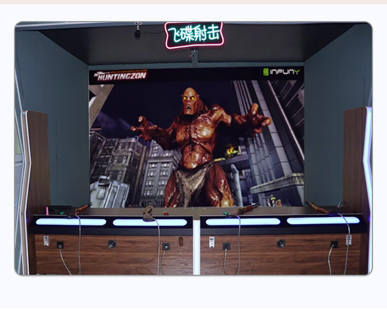 Laser Shooting Game Machine Large Motion Sensing Equipment Multiplayer Interactive Competitive Entertainment Simulation UFO Shooting Experience Center
