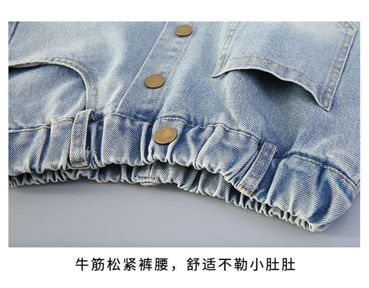 Children's Denim Skirt Short Thin Style2025 for Older Children Student Version Mid-Length Shorts