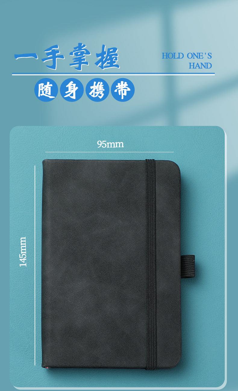In-stock Cross-border Amazon A6Business Office Notebook Journal Internet Celebrity Planner Student Simple Strap Notebook
