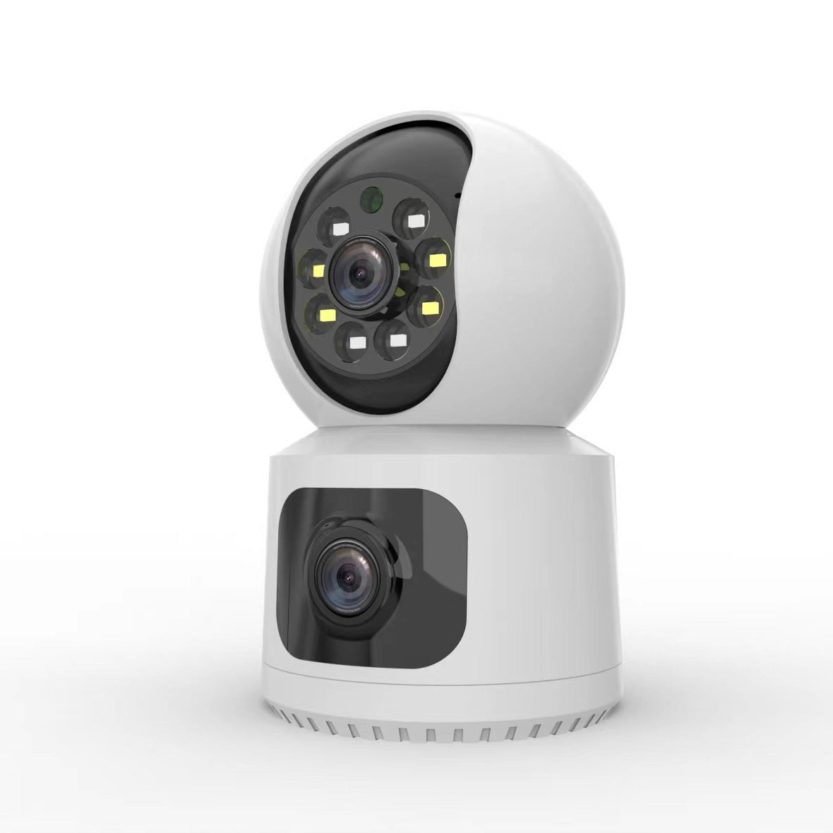 Monitor with Night Vision Surveillance Camera for Home Use Dual Screen360Degree Rotation Mobile Phone Remote Intercom