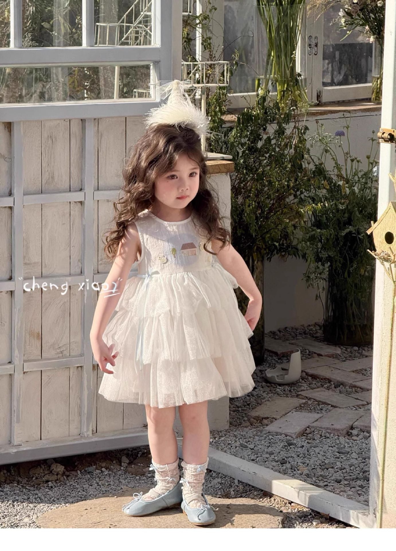 Sweet Little Girl Dress Summer Children's Clothing New Birthday Dress Children's Tulle Dress Princess Dress Girl Cake Dress