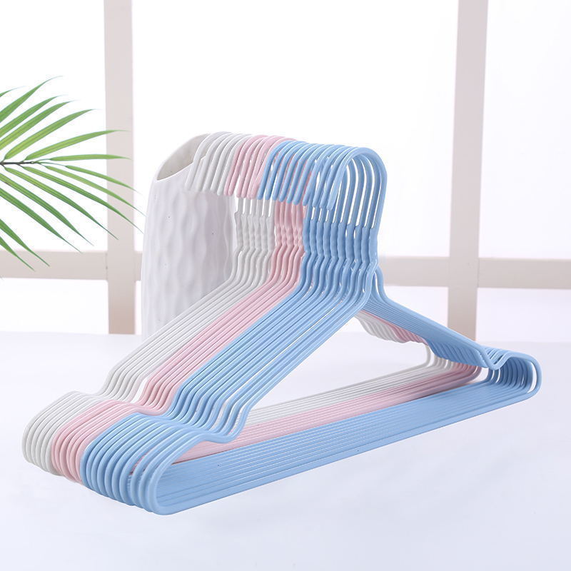 【Adult Thickened Hangers Free Shipping】Home Use No Trace Clothes Hanger Dormitory Hanger Hanging Clothes Rack Wholesale