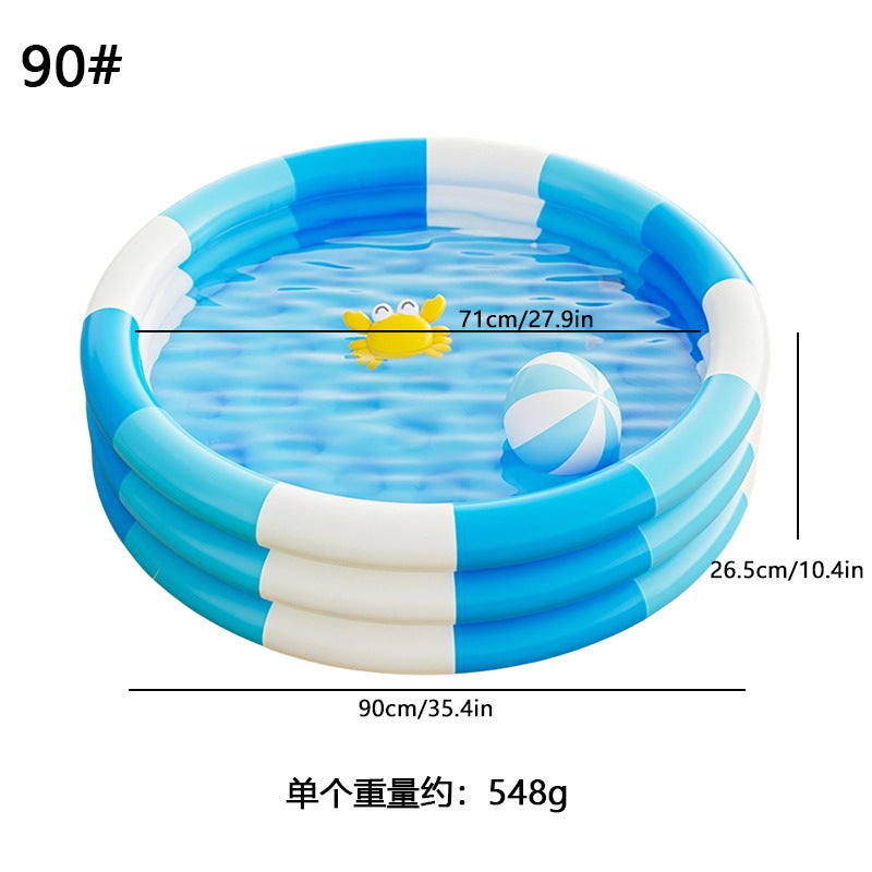 Cross-Border Children's Inflatable Swimming Pool Home Family Pool Thickened Plastic Baby Infant Swimming Pool Ocean Ball Pool