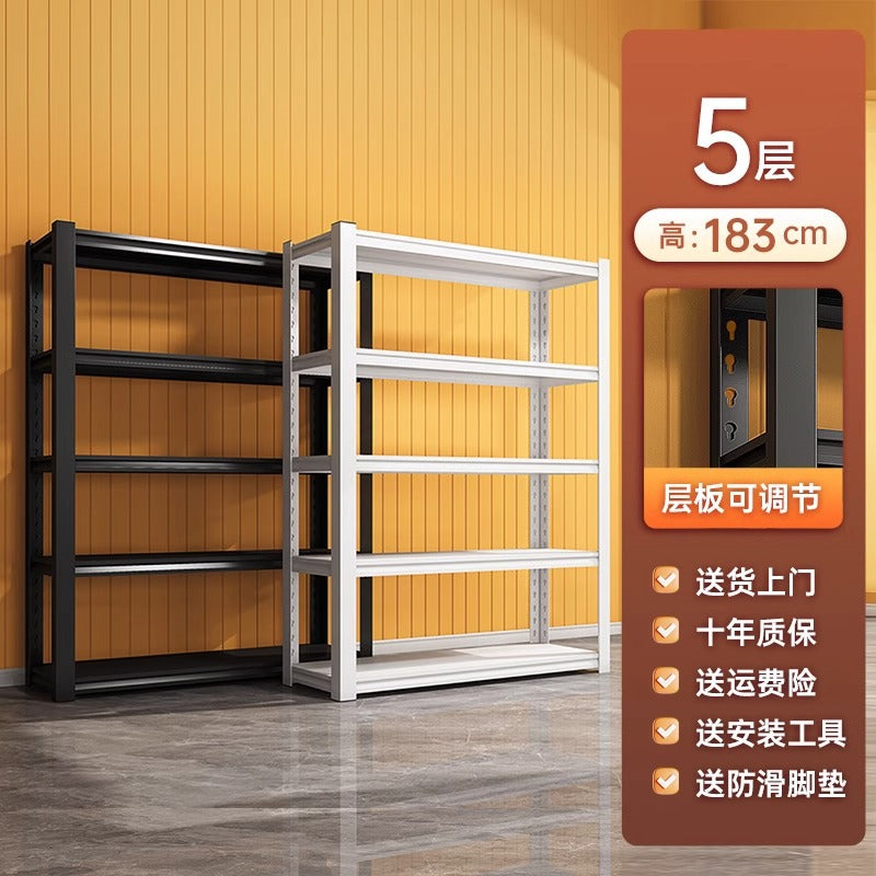 Home Storage Rack Multi-layer Organizer Floor-standing Living Room Balcony Kitchen Storage Rack Miscellaneous Organizer Iron Shelf