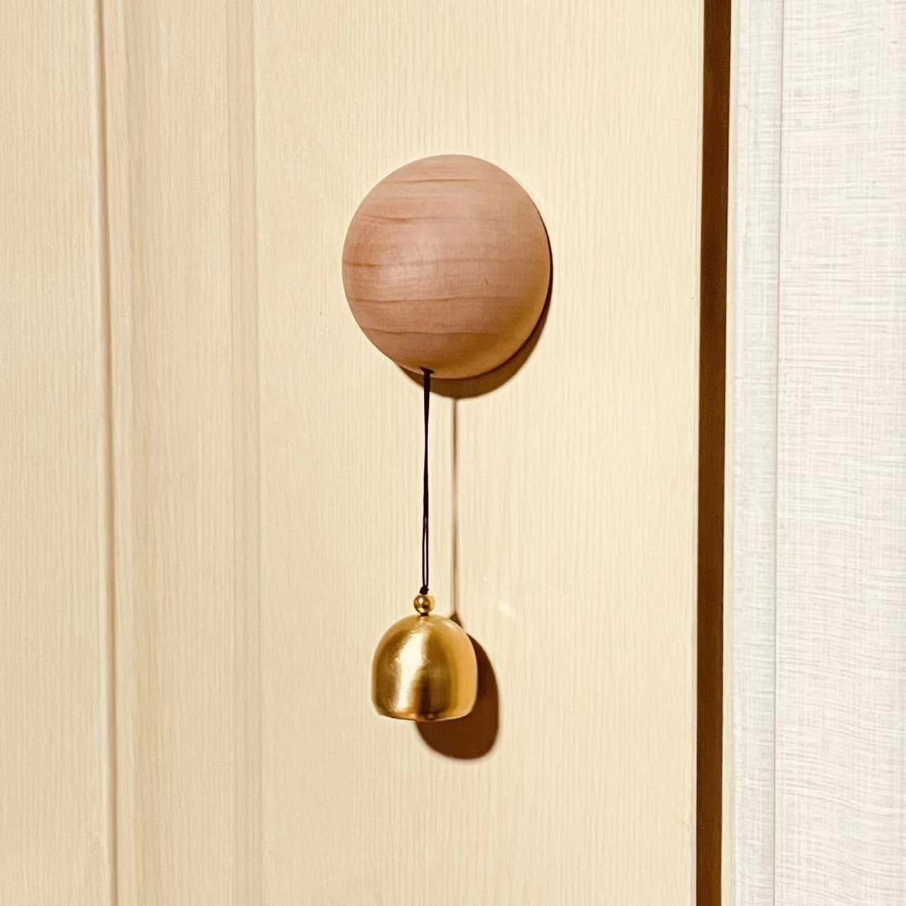 Brass Dopamine Wind Chime Creative Bedroom Hanging Decoration Entry Door Bell Meditation Summer Breeze Hanging Ornament Door Decoration Bell