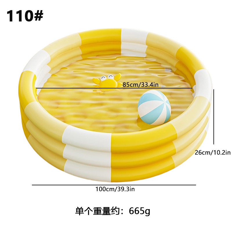 Cross-Border Children's Inflatable Swimming Pool Home Family Pool Thickened Plastic Baby Infant Swimming Pool Ocean Ball Pool