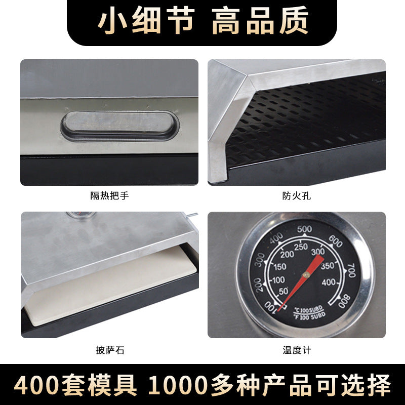 Wholesale Stainless Steel Pizza Oven with Pizza Stone Bread Baking Oven Portable Pizza Oven pizza oven