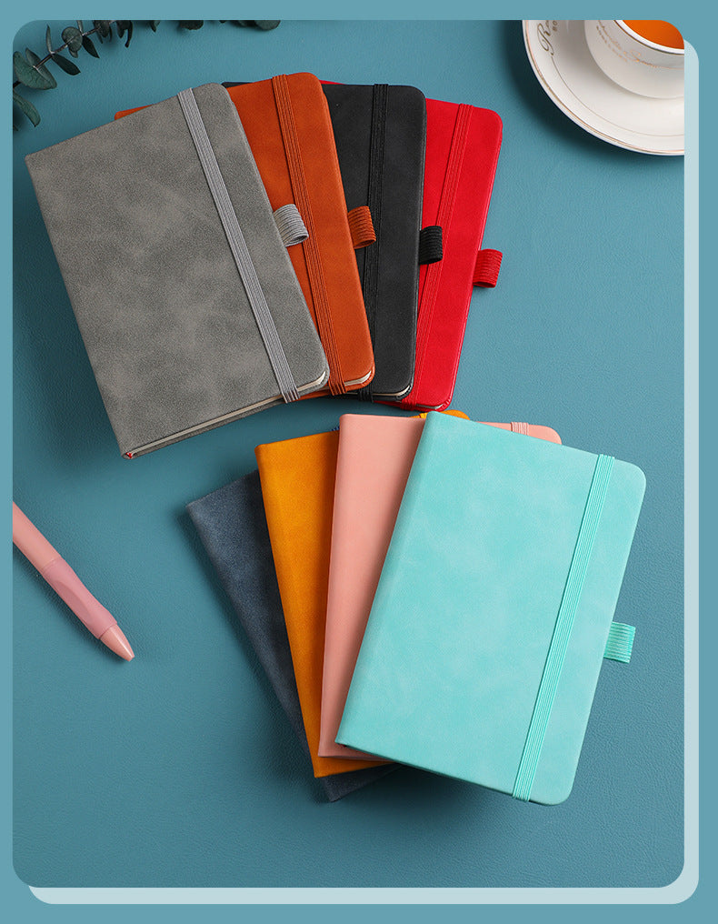 In-stock Cross-border Amazon A6Business Office Notebook Journal Internet Celebrity Planner Student Simple Strap Notebook