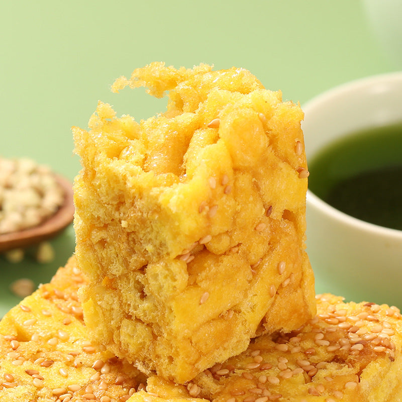 【One piece dropshipping】Sugar-Free Sachima Yam/Buckwheat/Rye Flavor Meal Replacement Satiety Snacks Breakfast Pastries
