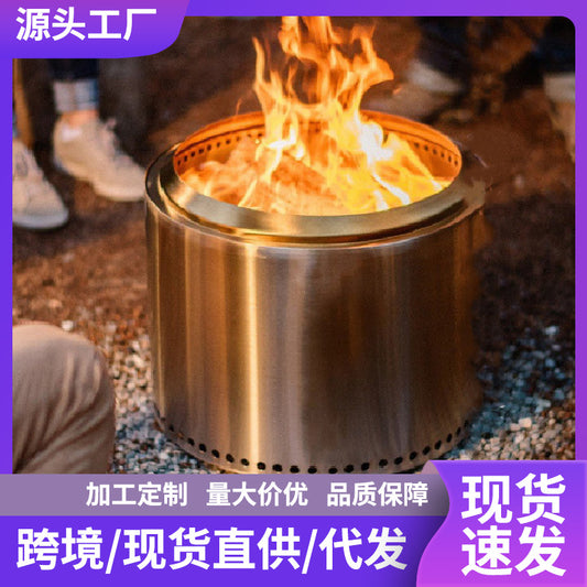 Outdoor Stove Home Firewood Stove Fire Pit Camping Bonfire Camping Stove campingfire Stainless Steel Fire Pit