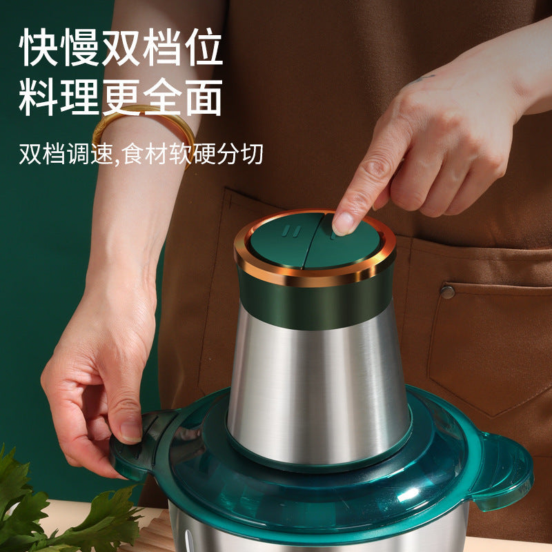 Small Household Meat Grinder3Stainless Steel Meat Grinder Electric Meat Mincer Kitchen Meat Chopper