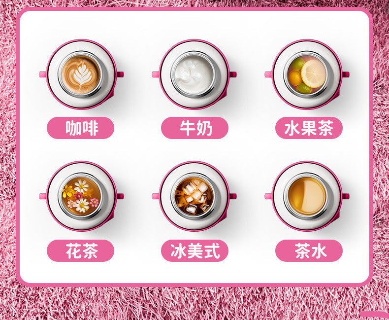 2024Summer New Plush Insulated Cup Anti-drop Crossbody Straw Cup Fashionable Back-to-School Double Drinking Cup http://detail.1688.com/offer/945191485797.html