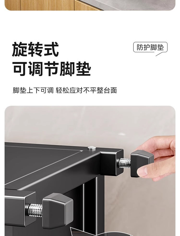Kitchen Multifunctional Storage Rack Dustproof Dish Organizer Household Countertop Draining Bowl Cabinet Chopsticks Plate Storage Rack