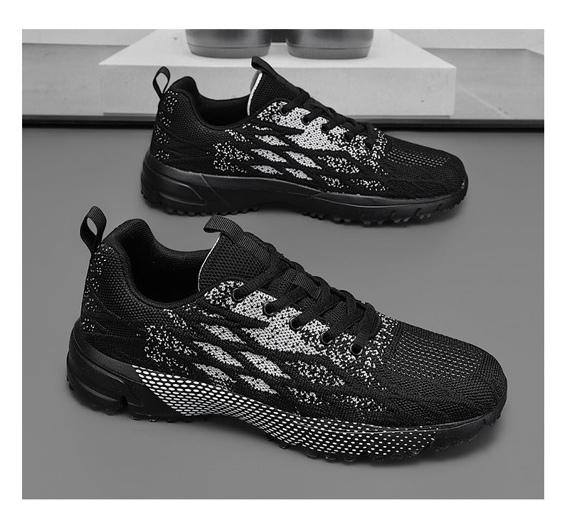 Men's New Low-Top Mesh Shoes Lightweight Comfortable Cushioned Sneakers Outdoor Fashion Versatile Casual Men's Shoes