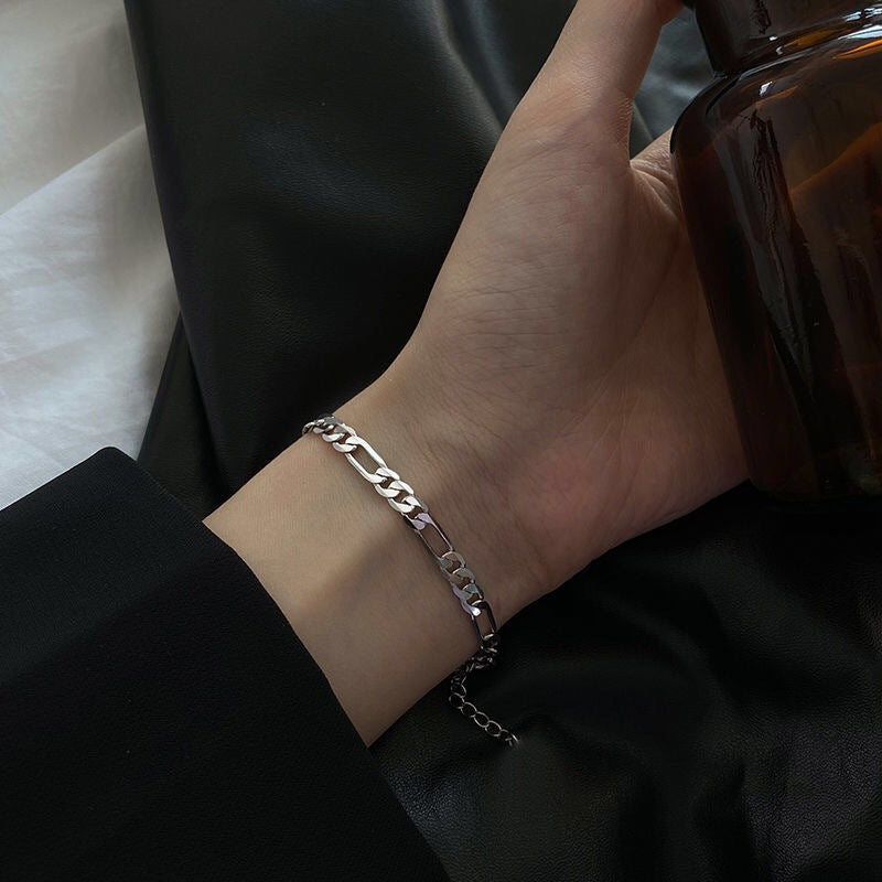 Korean Versatile Pearl Bracelet for Women ins Niche Style High-End Titanium Steel Bracelet Couple Bracelets Wholesale