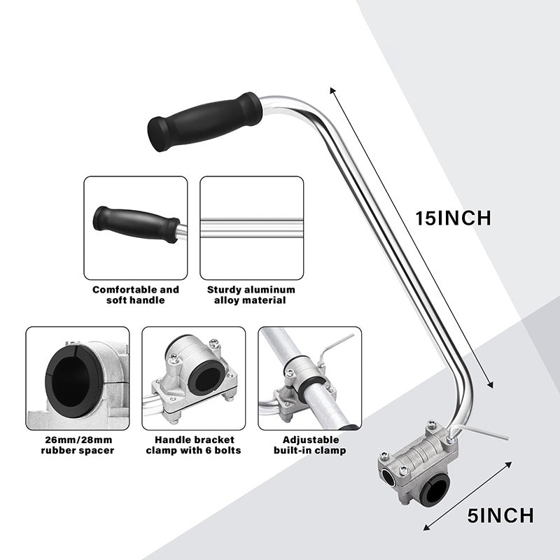 Cross-Border Exclusive Lawn Mower Auxiliary Handle New Model Gardening Lawn Mower Handle Landscaping Garden Tool Handle Accessories