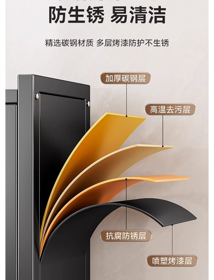 Kitchen Multifunctional Storage Rack Dustproof Dish Organizer Household Countertop Draining Bowl Cabinet Chopsticks Plate Storage Rack