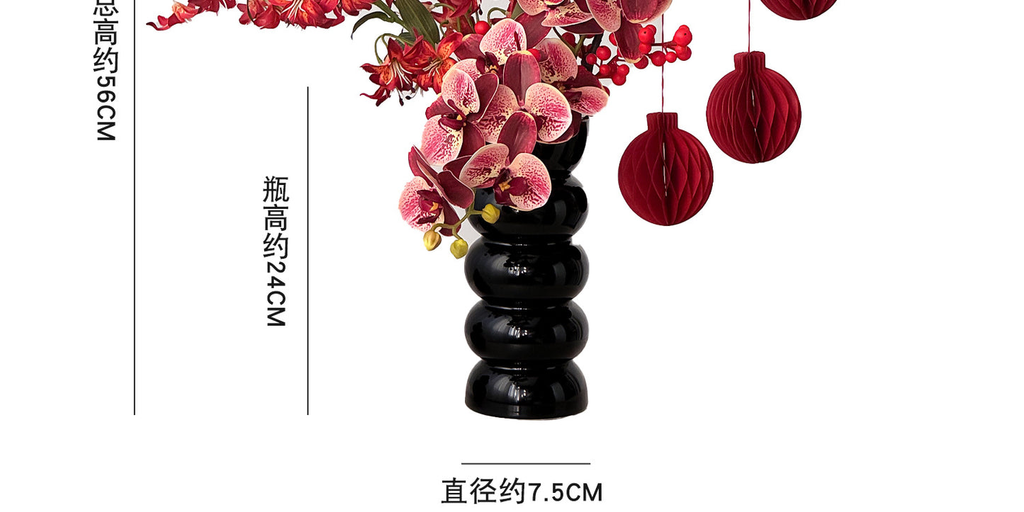 Wholesale Housewarming Gift Winter Green Red Fruit Artificial Flower Bouquet Decoration Ornament New Home Move-in Joy One Piece Dropshipping
