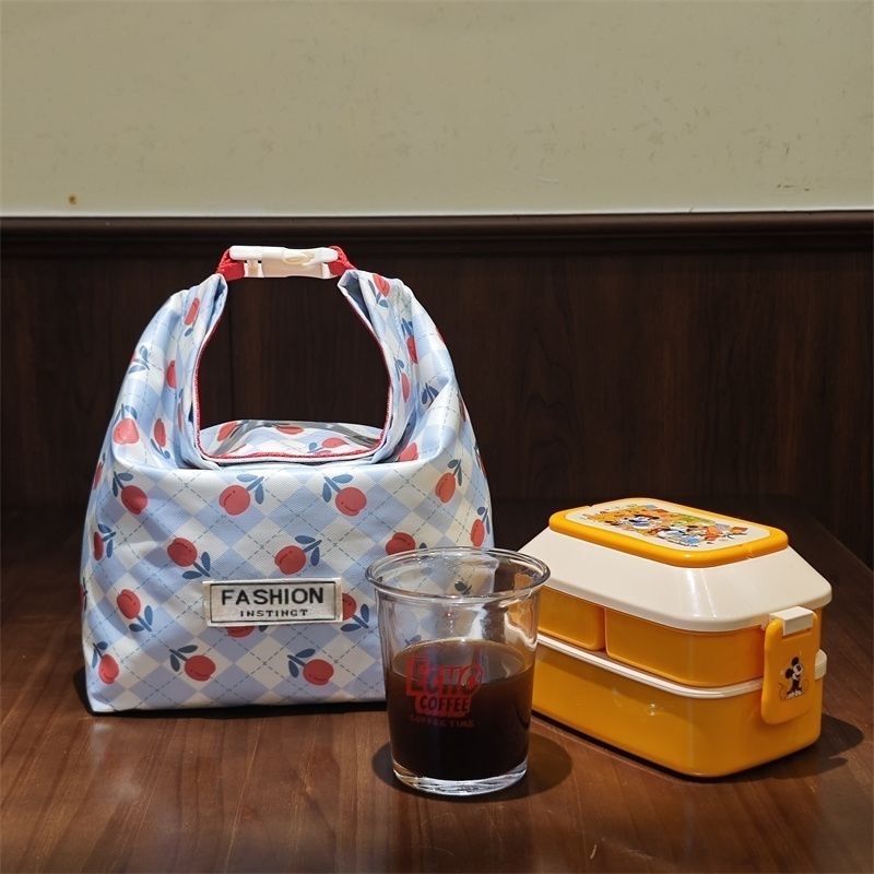 New Cartoon High-Value Aluminum Foil Insulated Student Lunch Bag Versatile Artistic Handheld Waterproof Office Worker Lunch Box