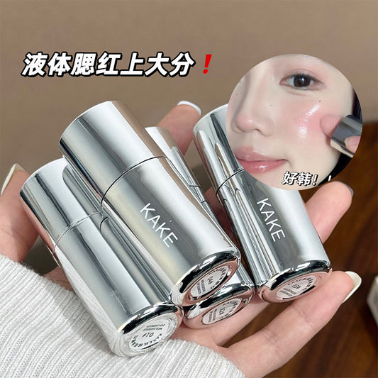 KAKE Velvet Liquid Blush Brightening Natural Korean Style Low Saturation Matte Blush Stick Affordable for Students