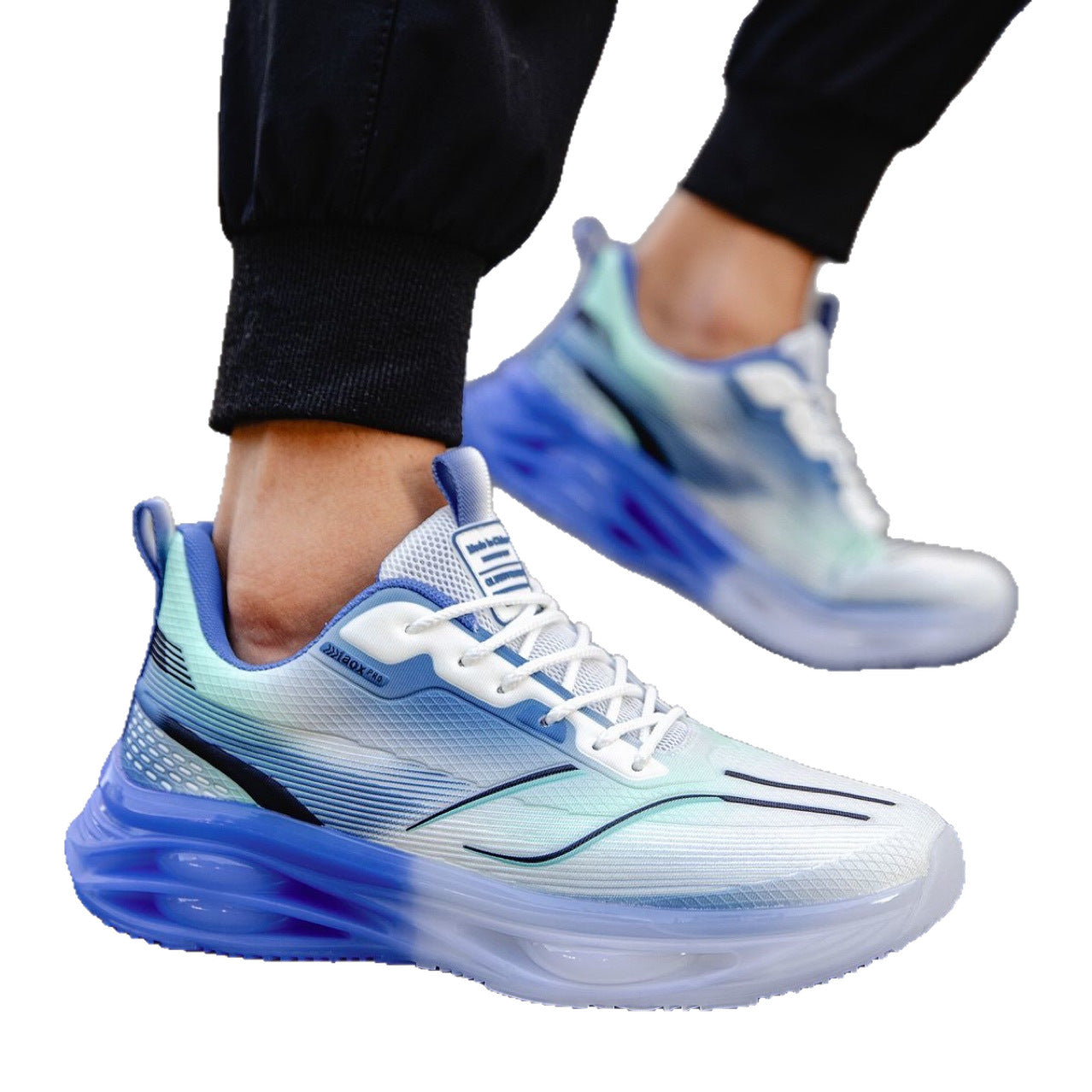 Cross-border dropshipping of large-size men's shoes2024Autumn New National Trend Sports Shoes for Men, Mesh Soft Sole Casual Running Shoes