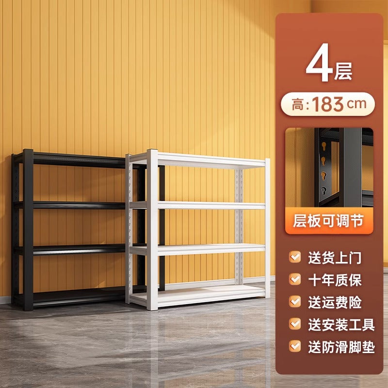 Home Storage Rack Multi-layer Organizer Floor-standing Living Room Balcony Kitchen Storage Rack Miscellaneous Organizer Iron Shelf