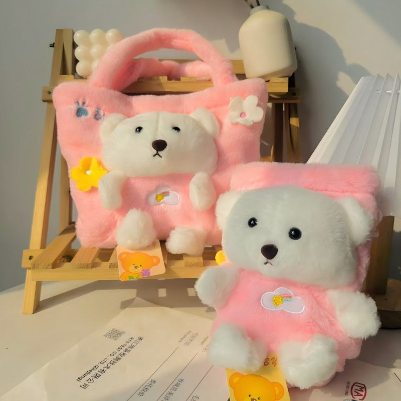 Manufacturer Wholesale Plush Handbag81-inch Claw Machine Doll Cartoon Cute Plush Toy 8inch Claw Machine Toy