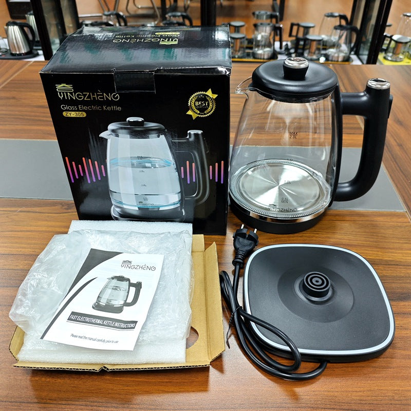 In-stock Glass Electric Kettle Water Boiler electric kettle Home Office Health Kettle Boiling Water Kettle