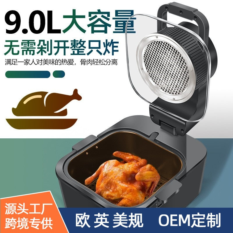 New visual air fryer for home use, intelligent large capacity9L Automatic Intelligent Oven and Fries All-in-One Machine