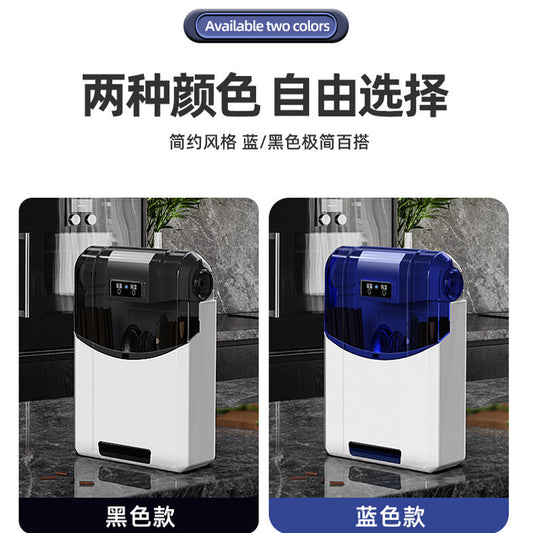 Disinfection Chopstick Holder Dustproof Wall-mounted Chopstick Storage Box Household Disinfection Drying No-drill Smart Chopstick Basket