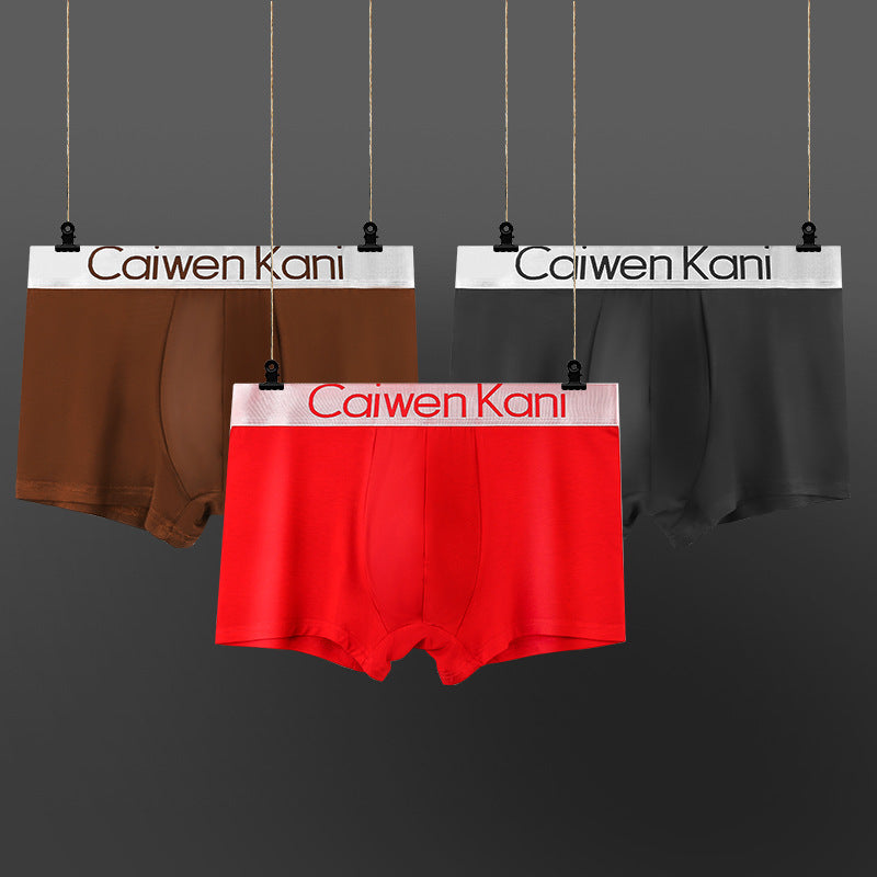 Men's Underwear Modal Cotton Crotch Large Size Boxer Briefs Antibacterial Breathable Underpants Four-Corner Briefs Gift Box Set http://detail.1688.com/offer/840039327825.html