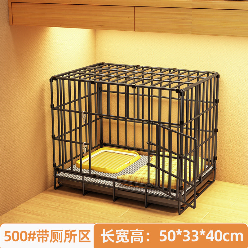 Pet Fence Dog Cage Small Dog Household Indoor Fence Space-Saving Dog House Dog Bed Toilet Cat Cage Cat Villa