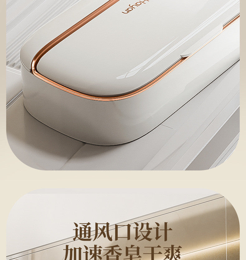 Cross-Border Hot-Selling Soap Holder Wall-Mounted Light Luxury Soap Holder Rack No-Drill Soap Box Draining Laundry Soap Box Convenient