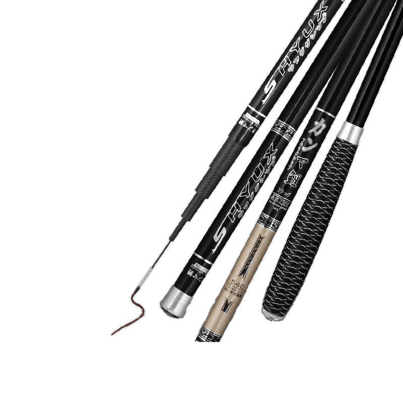 Upgraded Carbon Gamma Carp Fishing Rod Hand Rod Fishing Rod Light Hard Long Section Taiwan Fishing Rod28Adjustable Crucian Carp Fishing Rod Set
