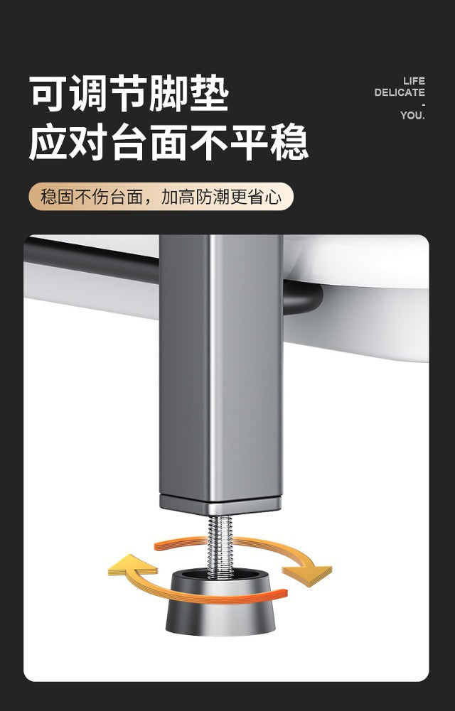 Cross-Border Kitchen Storage Rack Multi-Functional Bowl Dish Plate Knife Rack Chopstick Organizer Household Countertop Multi-Layer Draining Rack