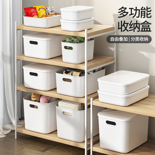Miscellaneous Storage Box Desktop Cosmetics Retail Toy Organizer Household Plastic Storage Box Kitchen Finishing