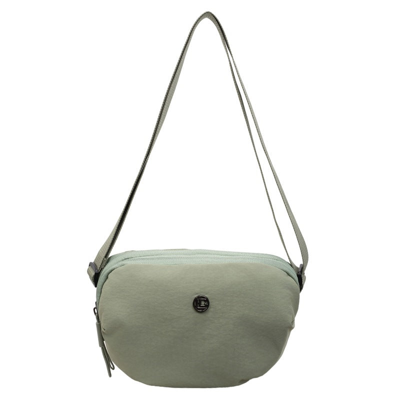 Casual Crossbody Bag Fashion Nylon Style Bag for Cycling ins New Small Bag Lightweight Single Shoulder Nylon Hip-Hop