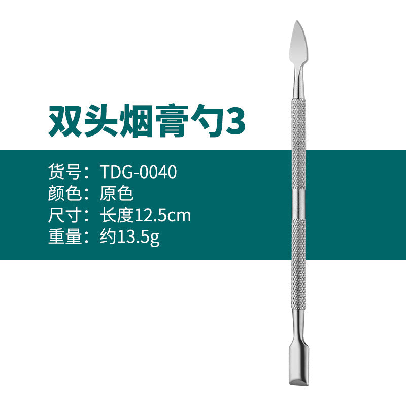 Manufacturer Wholesale Stainless Steel Tobacco Spoon Set Cleaning Pipe Tools Carving Tools Tobacco Spoon Tools Cross-Border In Stock