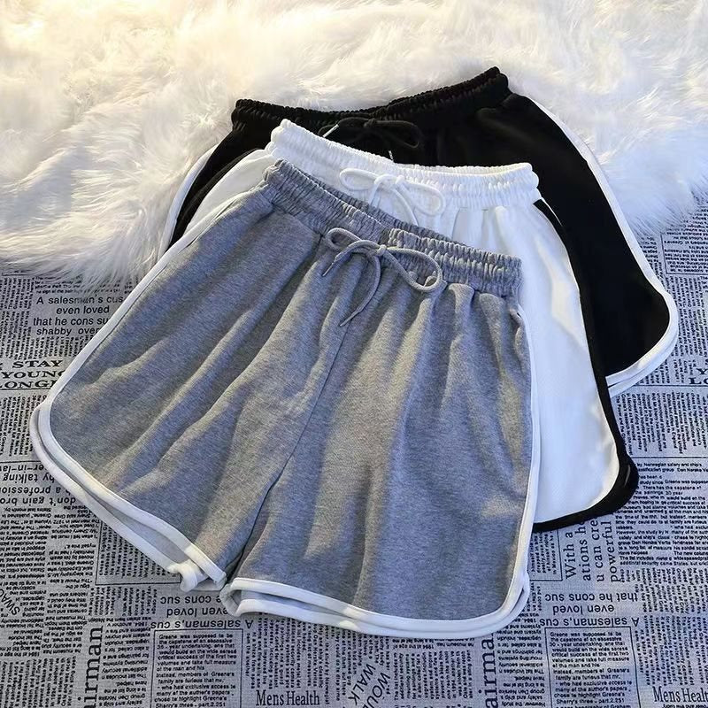 Sports Shorts Homewear for Women Summer Lazy Style Running Shorts Sleep Shorts Petite Morning Jogging Trendy Three-Quarter Cross-Border