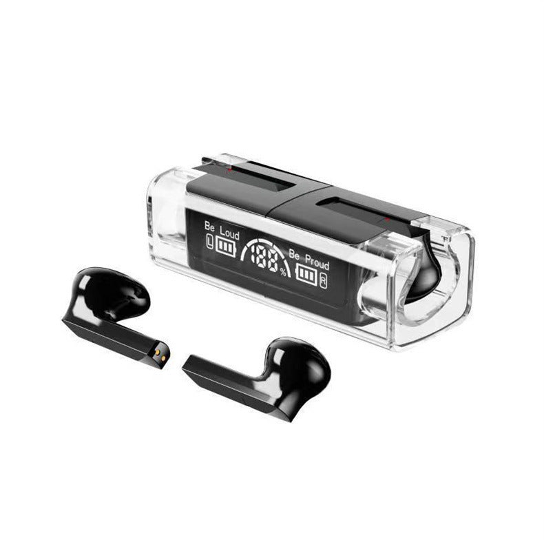 2025Binaural Wireless True Bluetooth Earbuds with Touch Control33New Noise-Cancelling Gaming Private Model Transparent