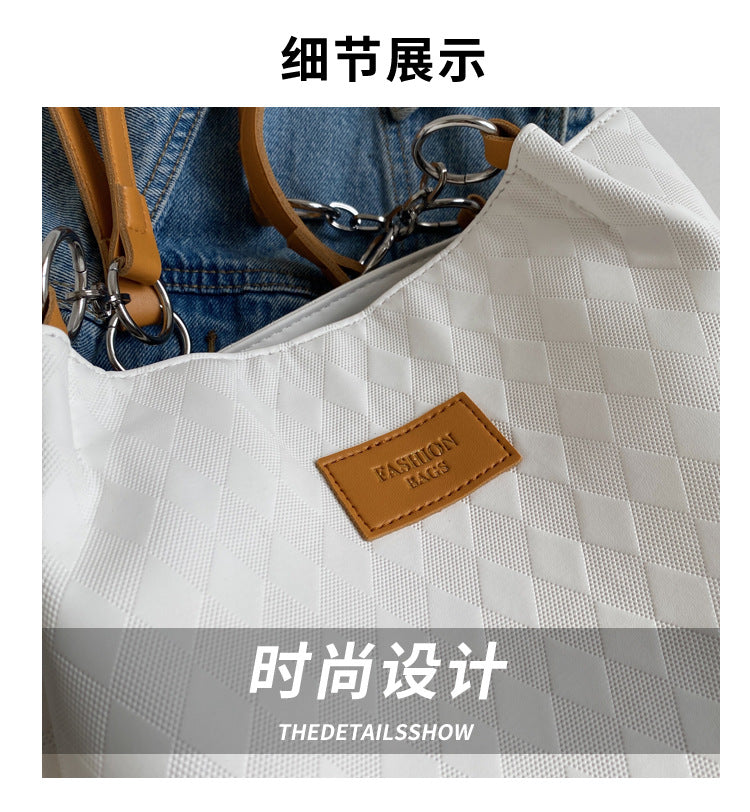 Large Capacity Bag Women's Bag2025Summer New Style Niche Commuter Bag Versatile Shoulder Bag Tote Bag Wholesale