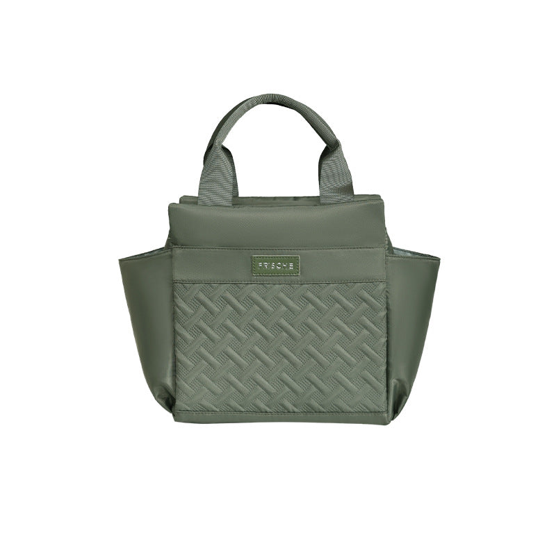 Runhui Croissant Lunch Bag Office Worker Lunch Box Handbag Student Lunch Box Bag Fresh-Keeping Ice Bag Outdoor Insulated Bag