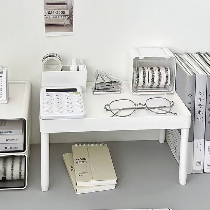 ins Desktop Double-Layer Storage Rack Simple High-Value Two-Layer Desktop Multi-Functional Student Storage Organizer Rack